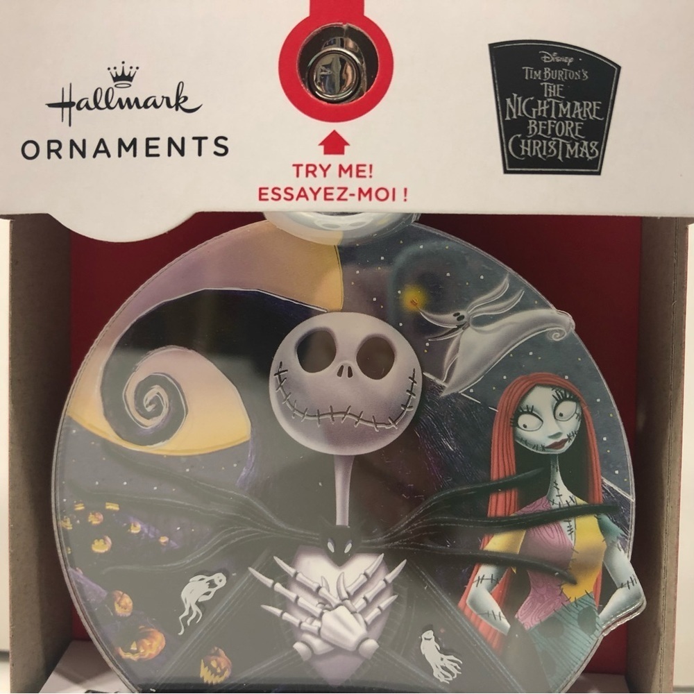 Jack/Sally (light up) ornament